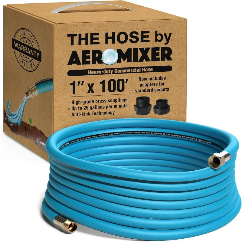 The Hose - 1 Inch Garden Hose 100 Ft Kink Free Heavy Duty - Jimmys Supplies