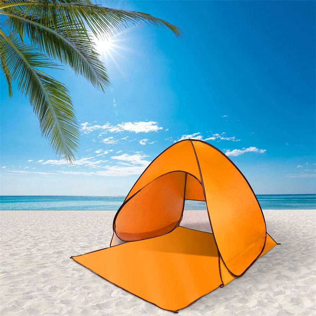 Automatic Instant Pop Up Beach Tent Lightweight Outdoor UV Protection Camping Fishing Tent Cabana Sun Shelter for 2 Person