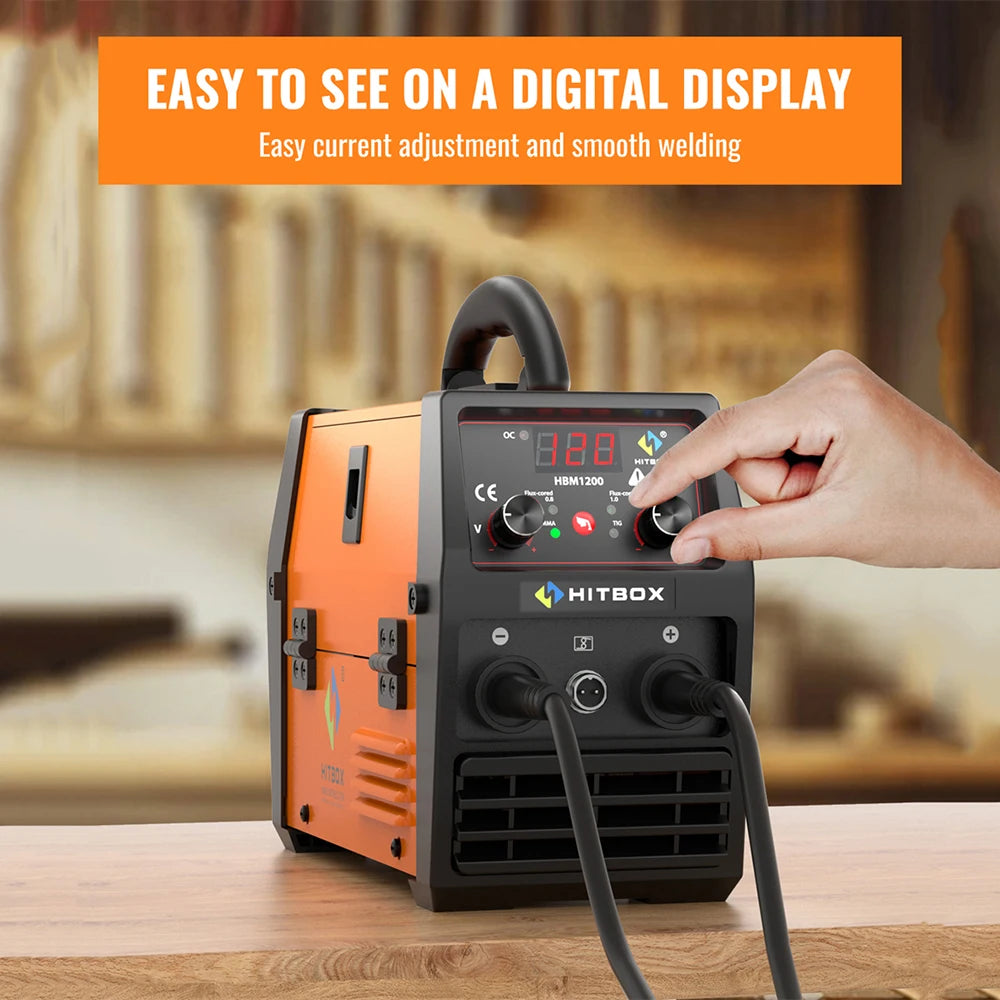 HITBOX Mig Welding Machine Synergy HBM1200 3 in 1 Welder - Jimmys Supplies