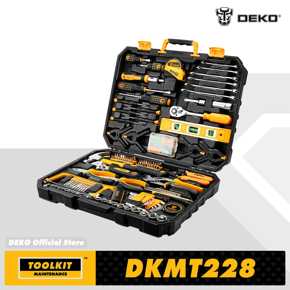 DEKO 228Pcs Socket Wrench Auto Repair Tool Combination Set - Jimmys Supplies