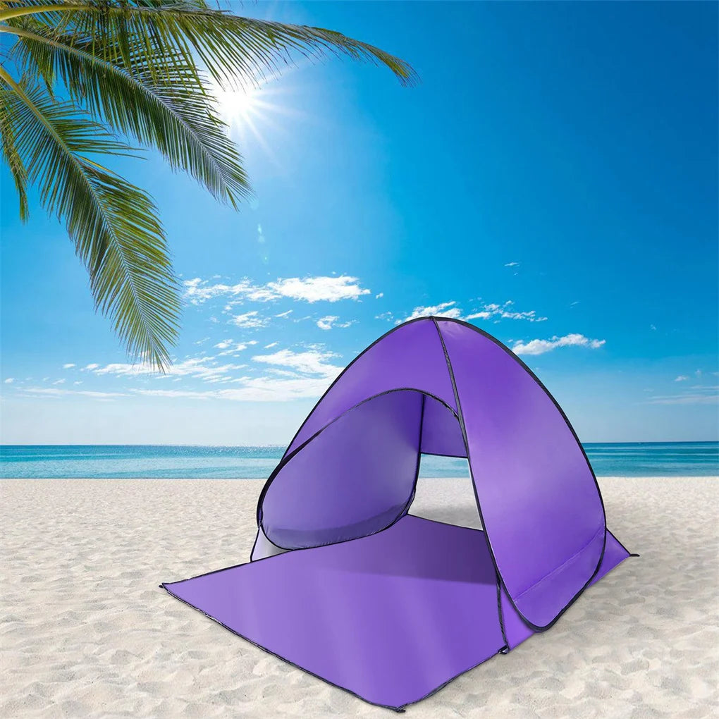 Automatic Instant Pop Up Beach Tent Lightweight Outdoor UV Protection Camping Fishing Tent Cabana Sun Shelter for 2 Person