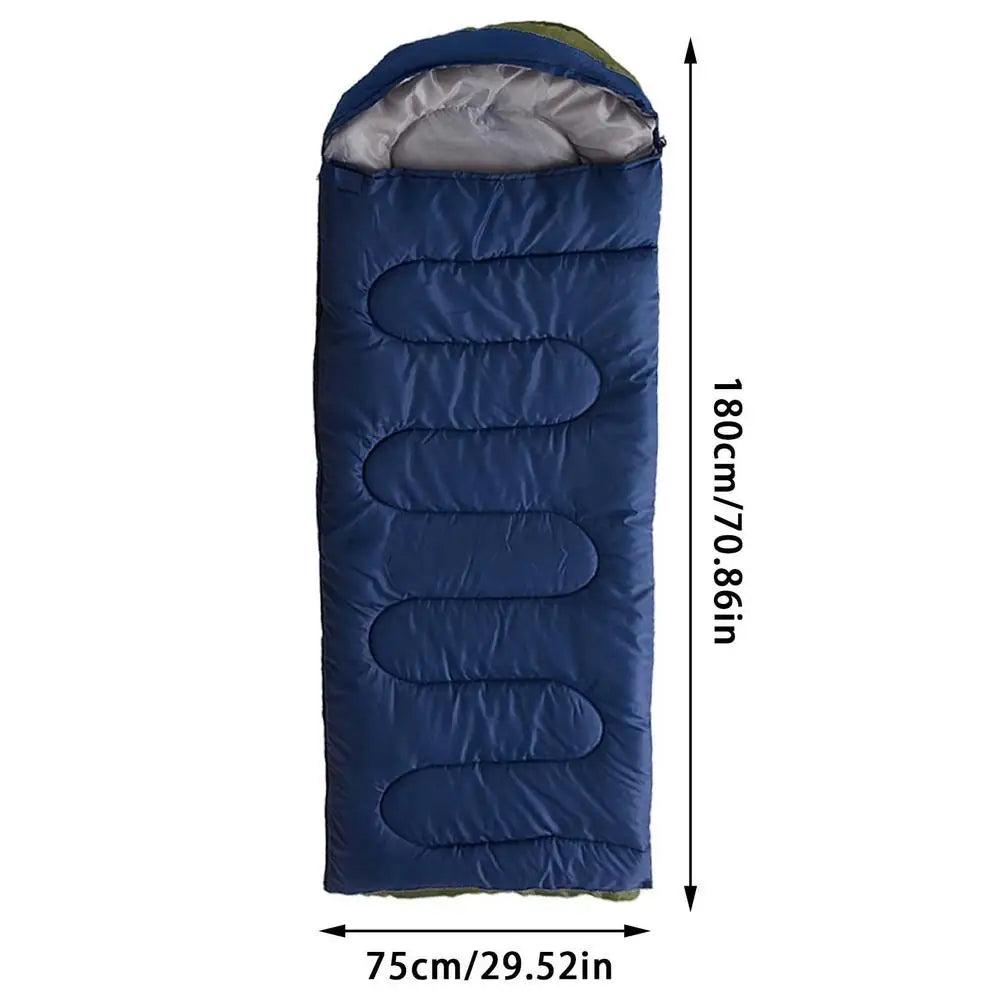 Camping Sleeping Bag Light 4 Seasons Warm Envelope Backpack Outdoor Mummy Cotton Winter Sleeping Bag Camp Camp Sleeping