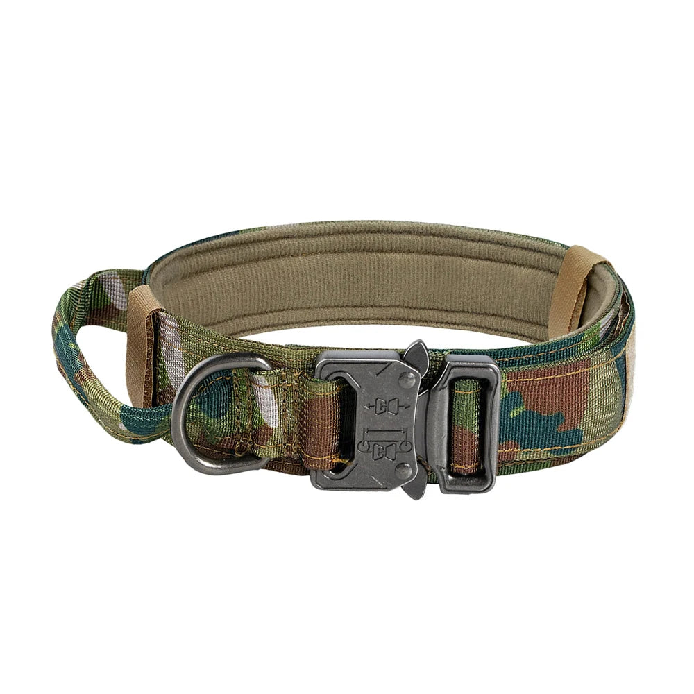 Dog Training Collar Adjustable Tactical Dog Collar And Leash Set Control Handle Pet Lead Collar - Jimmys Supplies