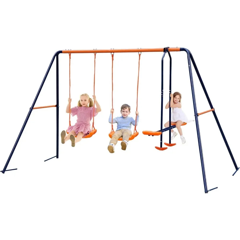 Outdoor Swing Sets for Backyard Heavy Duty A-Frame Set - Jimmys Supplies