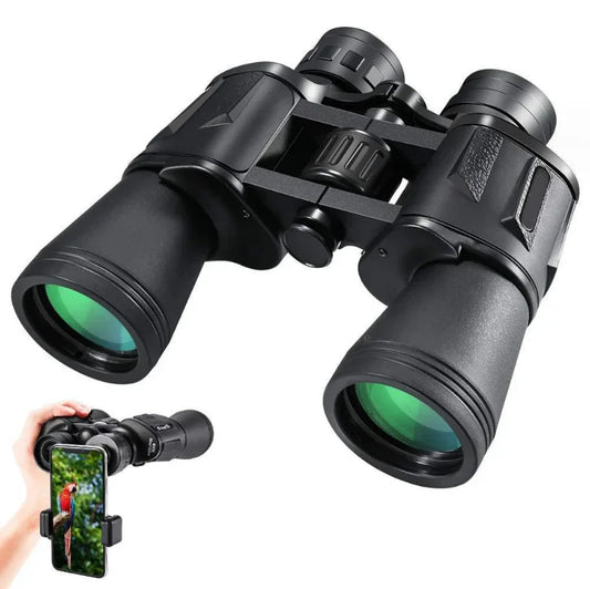 50000M 20X50 Zoom HD BAK4-Prism Powerful Binoculars Long Range Professional Telescope For Outdoor Camping Travel