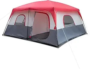 8/10 Person Camping Tent, Large Family Tent with Rainfly - Jimmys Supplies