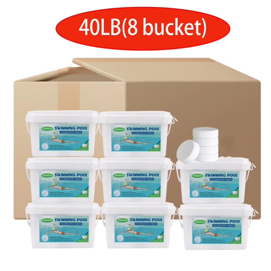 3 Inch 40Lbs Pool Chlorine Tablets for Hot Tubs and Spas - Jimmys Supplies