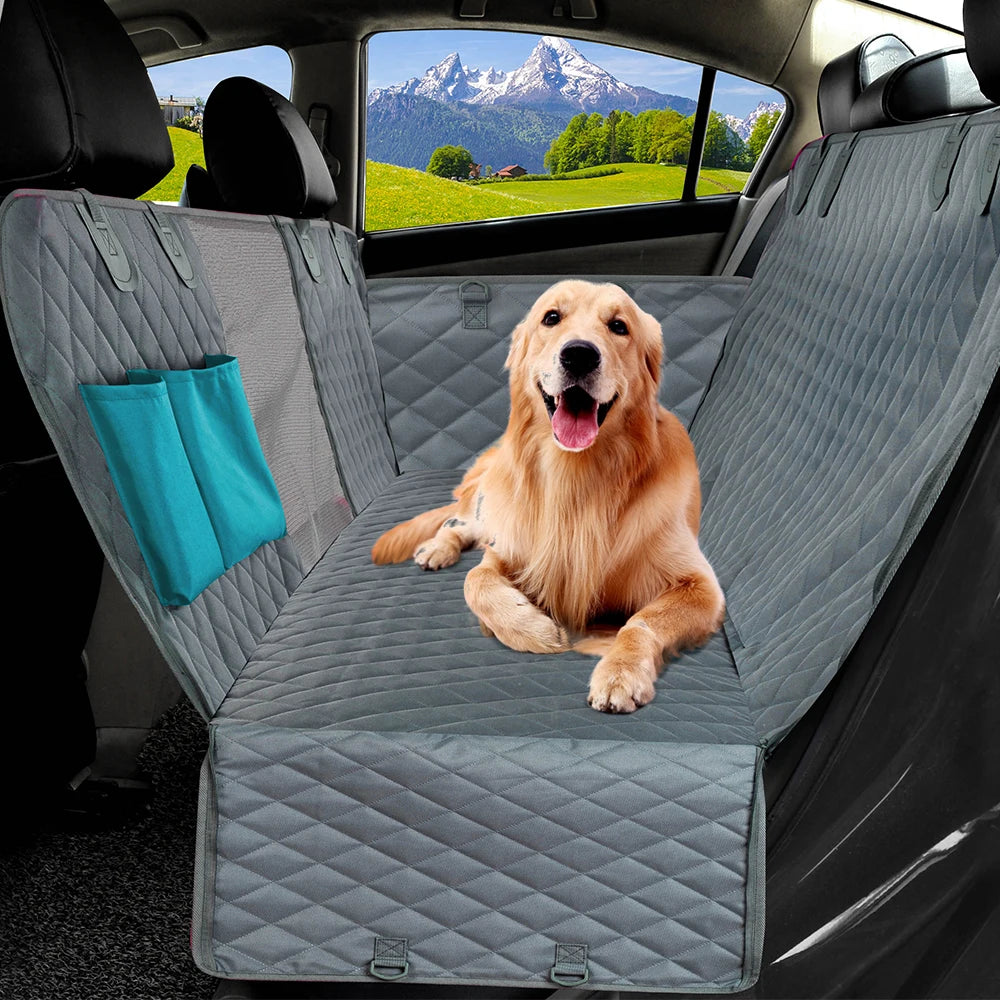 PETRAVEL Dog Car Seat Cover Waterproof Pet Travel Dog Carrier Hammock Car Rear Back Seat Protector Mat Safety Carrier For Dogs - Jimmys Supplies