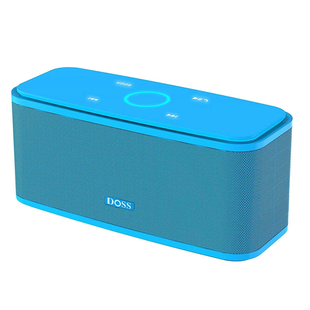 DOSS 12W Portable Speaker Bluetooth 5.0 Superior Sound Music Box Built-in Microphone Hands Free 20H Playtime Wireless Speakers - Jimmys Supplies
