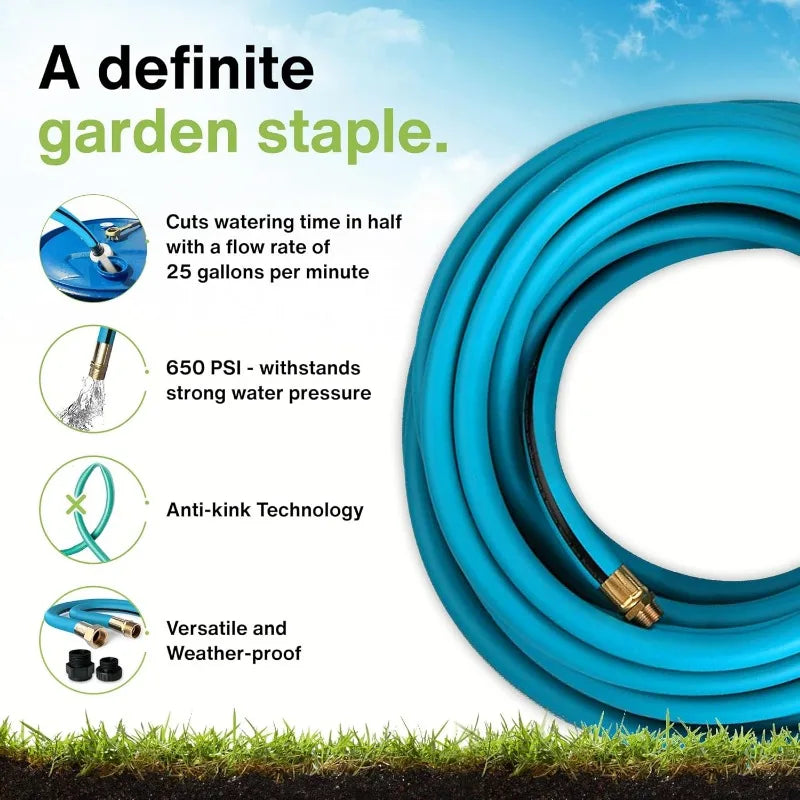 The Hose - 1 Inch Garden Hose 100 Ft Kink Free Heavy Duty - Jimmys Supplies
