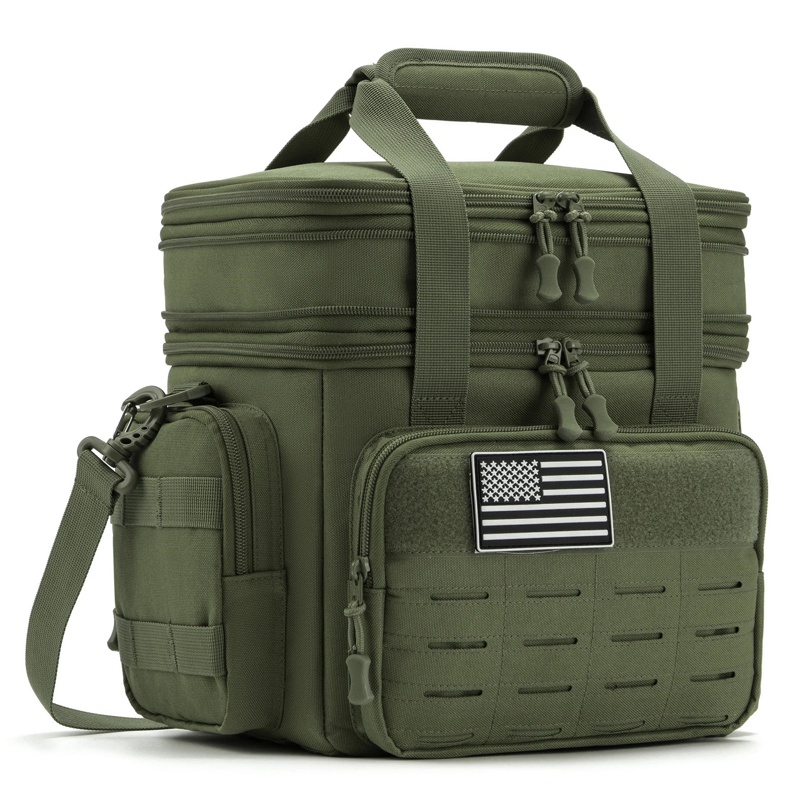 Large Capacity Men's Tactical Lunch Box Lunch Bag Insulated Cooler Bag, Leak-proof Insulated Durable Warm Lunch Box for Office, - Jimmys Supplies