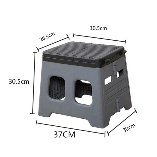 Portable Camping Toilet with Lid Foldable Outdoor Camp Toilet Multifunctional Folding Truck Toilet for Emergencies - Jimmys Supplies