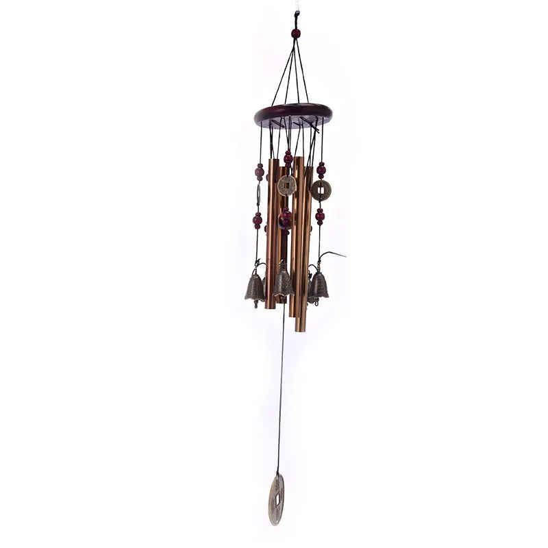 Large Wind Chimes Pendant Outdoor Metal Hollow Tubes Church Wind Chimes Bells Balcony Yard Garden Hanging Bell Home Decoration