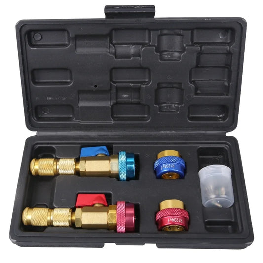 Quick Disassembly and Install of Air Conditioner Valve Core Without Refrigerant Leakage for R134A and R1234YF