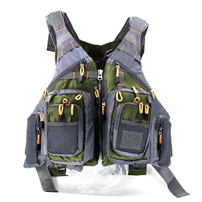 GHOTDA Fly Fishing Vest Polyester Outdoor Swimming Life Backpack for Carp Pesca - Jimmys Supplies