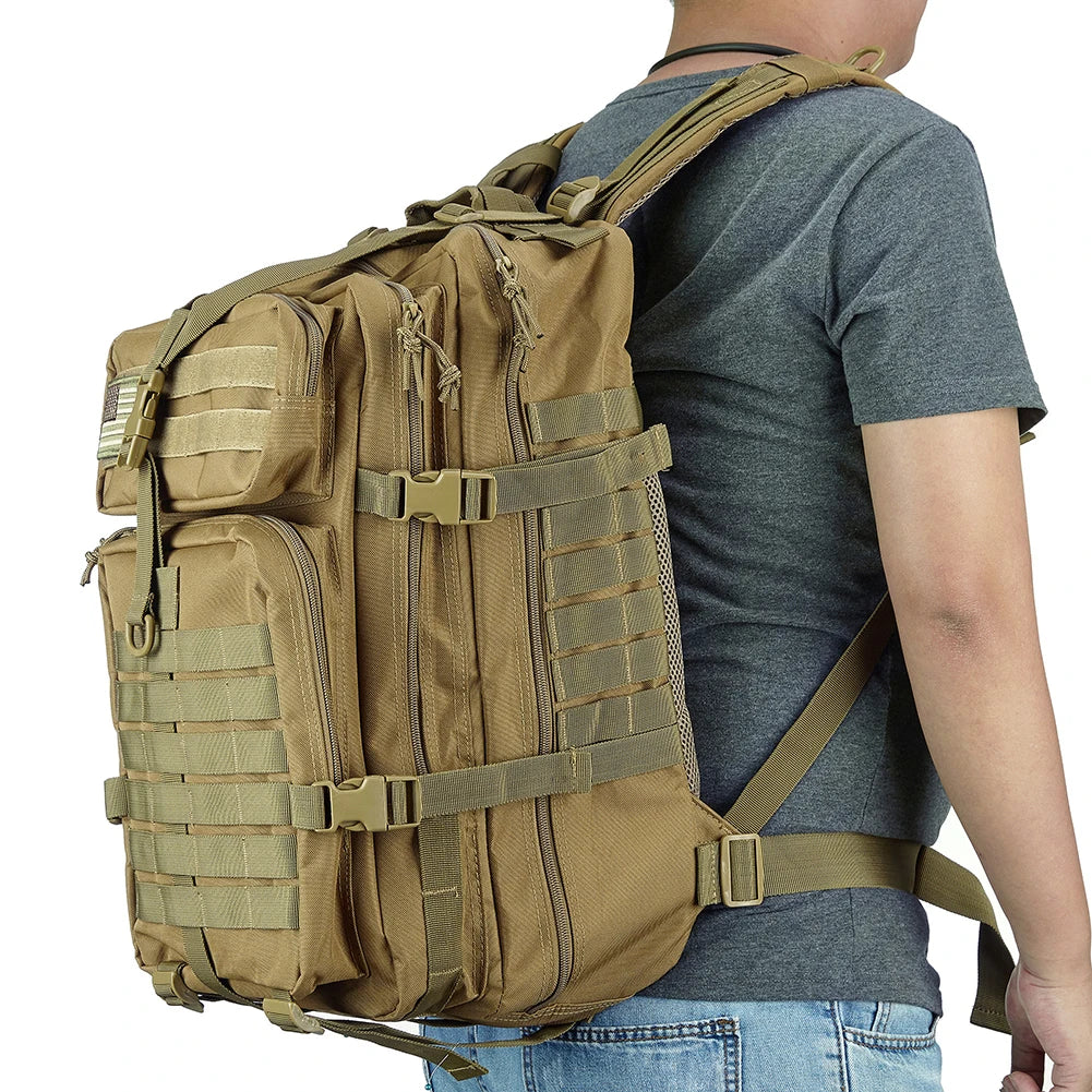50L Man Tactical Backpacks Traveling Bags Outdoor 3P School Pack EDC Molle Pack For Trekking Hunting Bag camping equipment