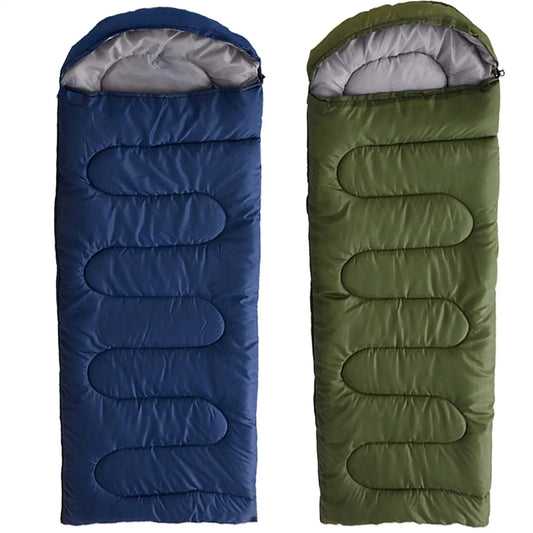 Camping Sleeping Bag Light 4 Seasons Warm Envelope Backpack Outdoor Mummy Cotton Winter Sleeping Bag Camp Camp Sleeping