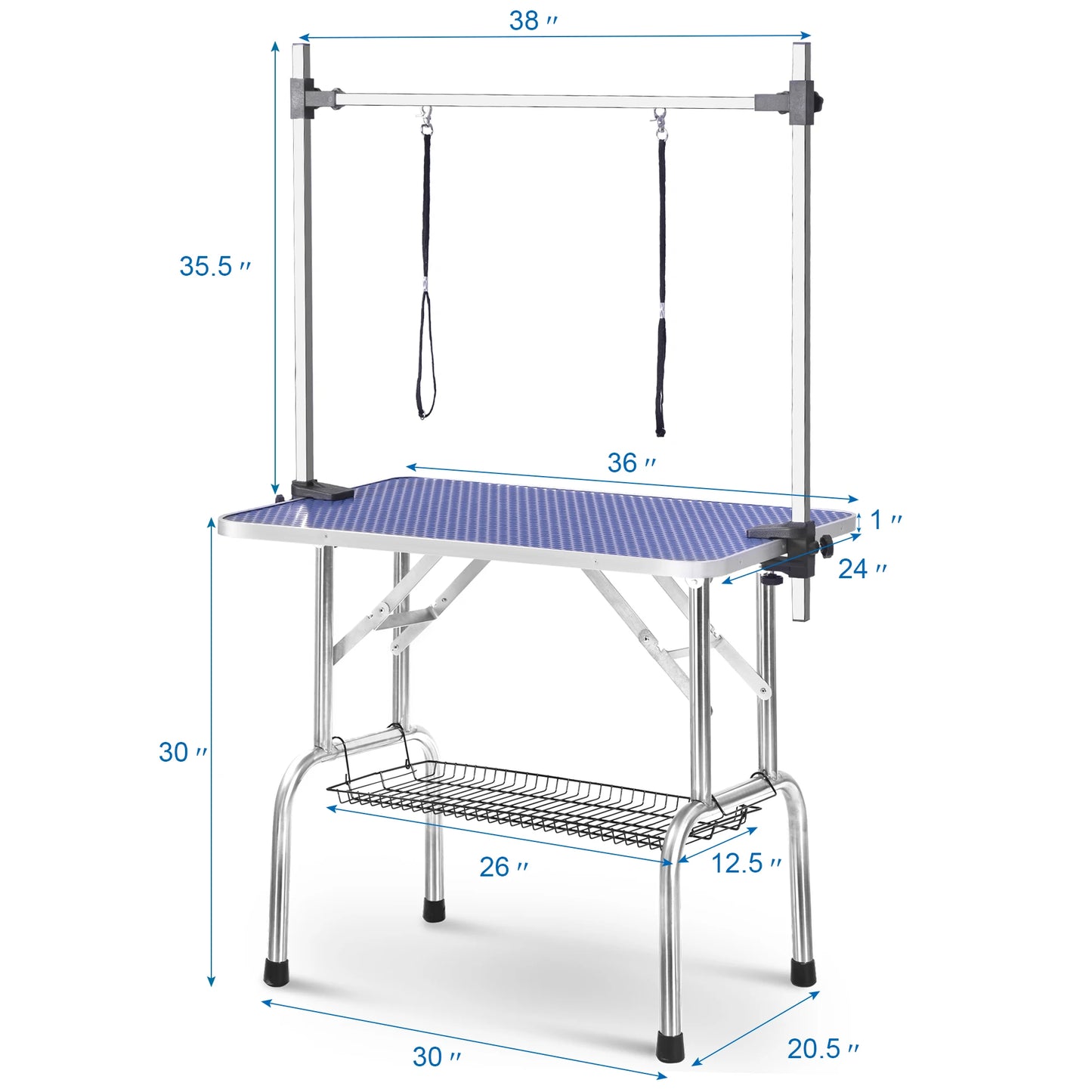 36"/46" Professional Dog Pet Grooming Table Adjustable Heavy Duty - Jimmys Supplies