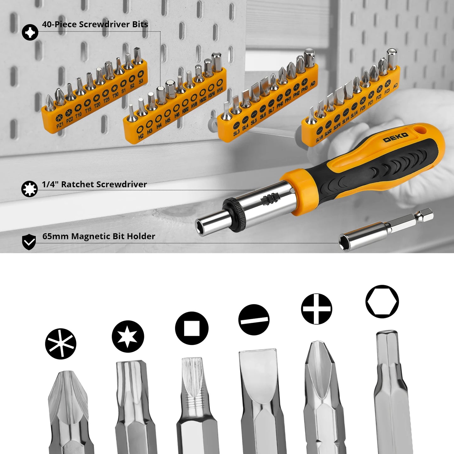 DEKO 228Pcs Socket Wrench Auto Repair Tool Combination Set - Jimmys Supplies