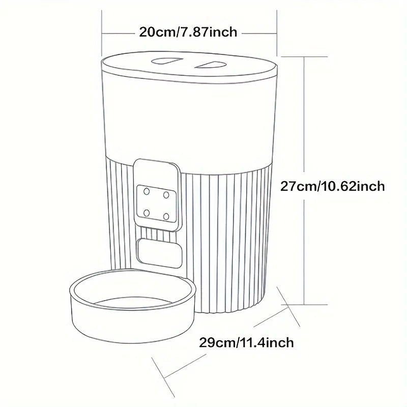 PAPIFEED Cat Automatic Feeder Dog Fixed Feeding Machine - Jimmys Supplies