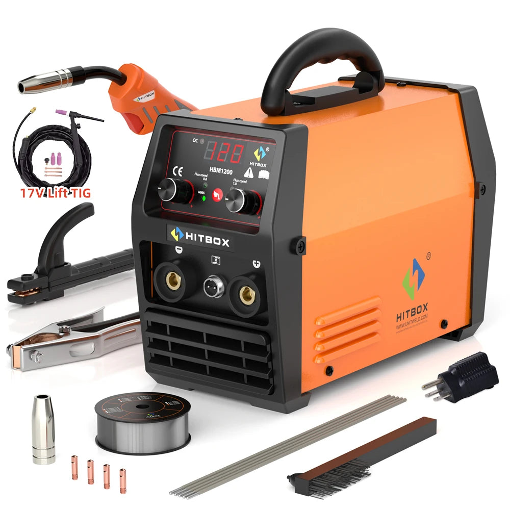 HITBOX Mig Welding Machine Synergy HBM1200 3 in 1 Welder - Jimmys Supplies
