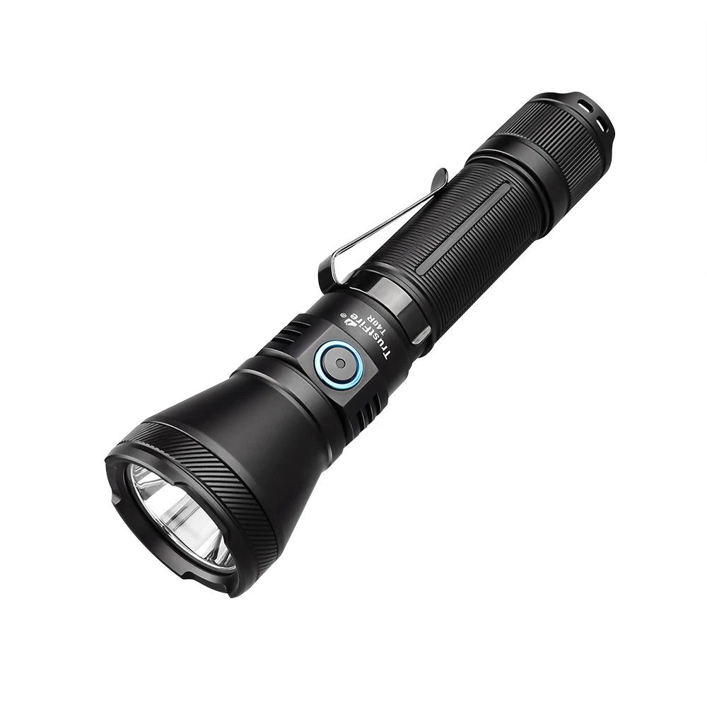 Trustfire T40R Army Tactical Led Flashlight 1800lumen 550meter Rechargeable 18650 Lamp With Usb Charging Self-Defense Ip68 Torch - Jimmys Supplies