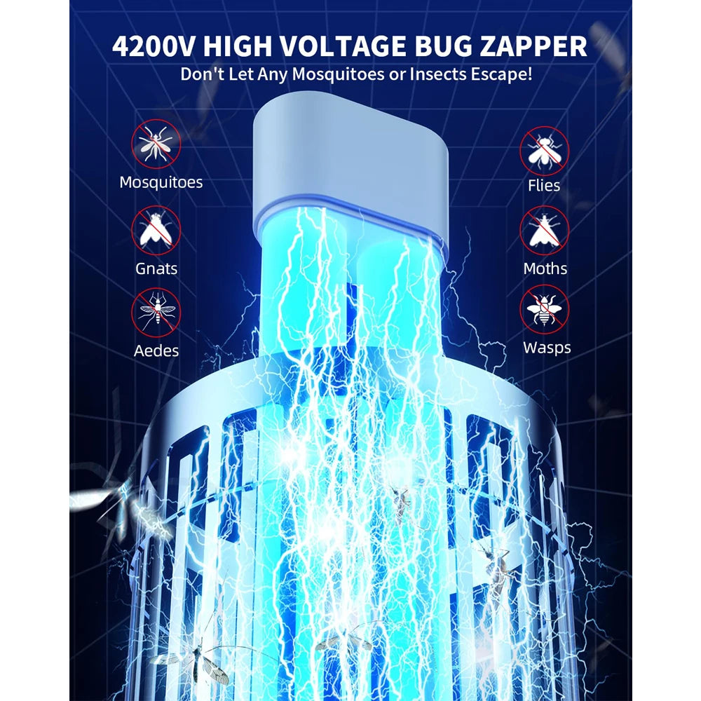 Minimoon Bug Zapper Outdoor Mosquito Zapper with Dual LED - Jimmys Supplies