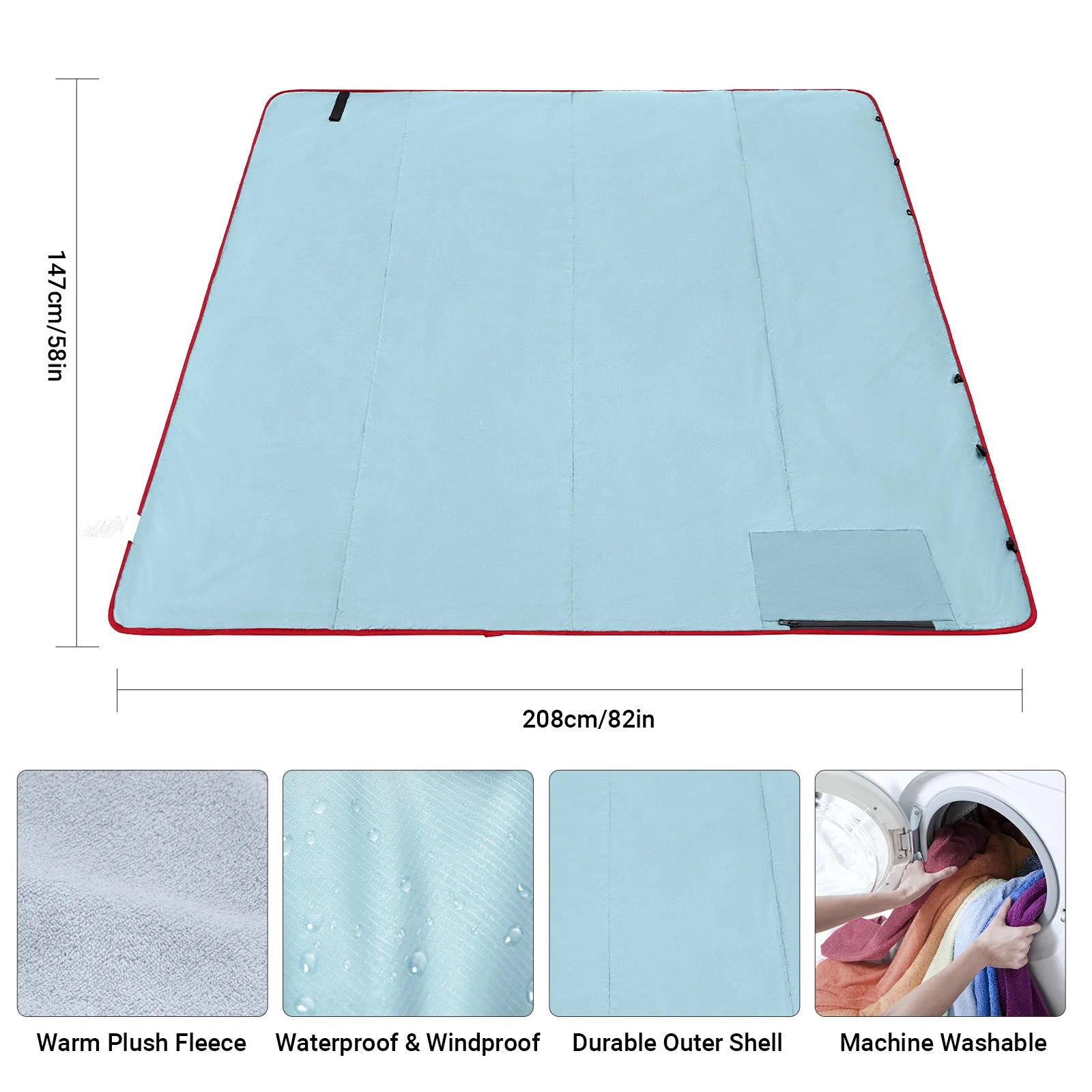 KingCamp Outdoor Picnic Blanket Extra Large Lightweight Mat - Jimmys Supplies