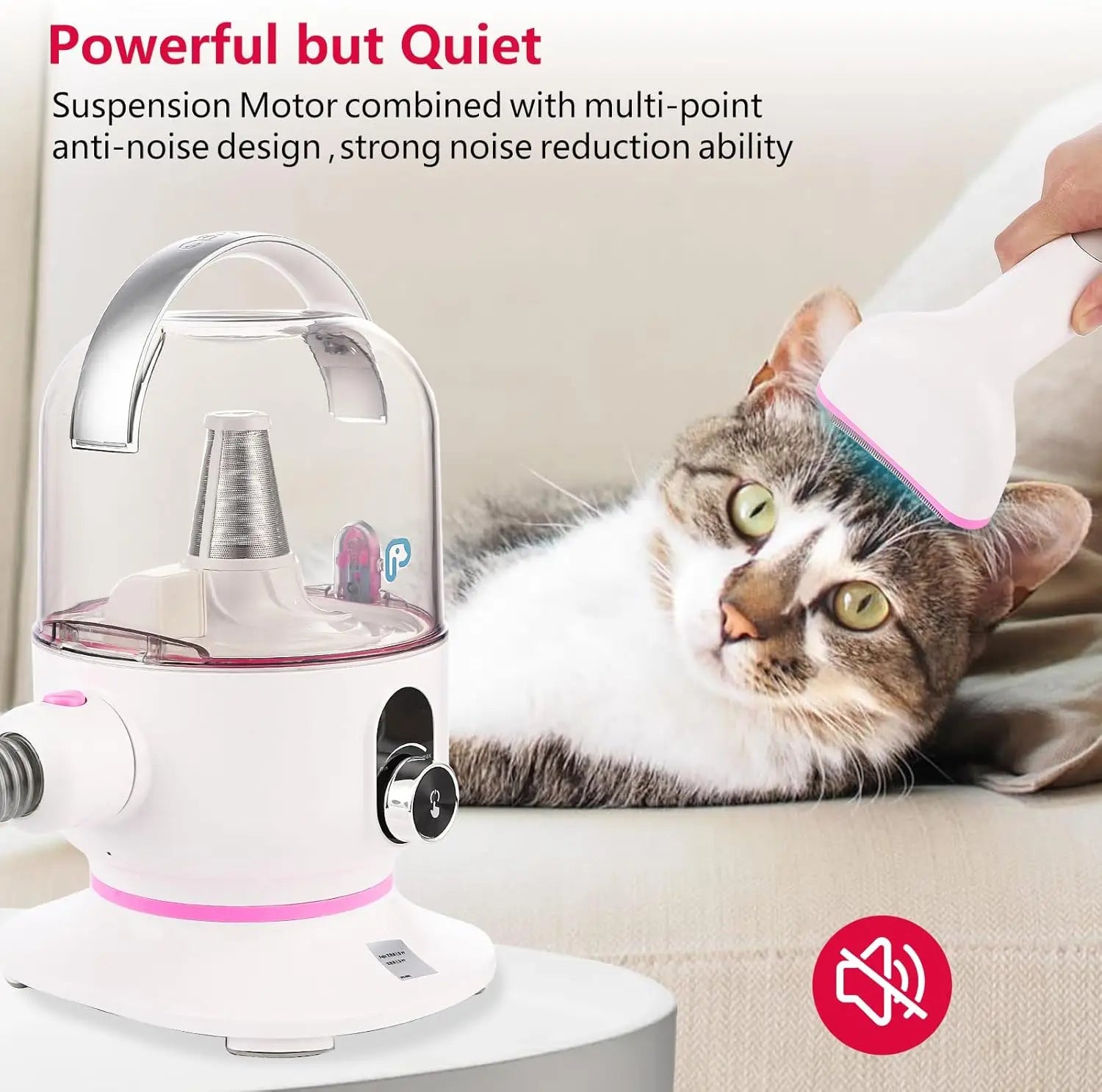 Pet Grooming Vacuum, Multi-Functional Dog Hair Groomer - Jimmys Supplies