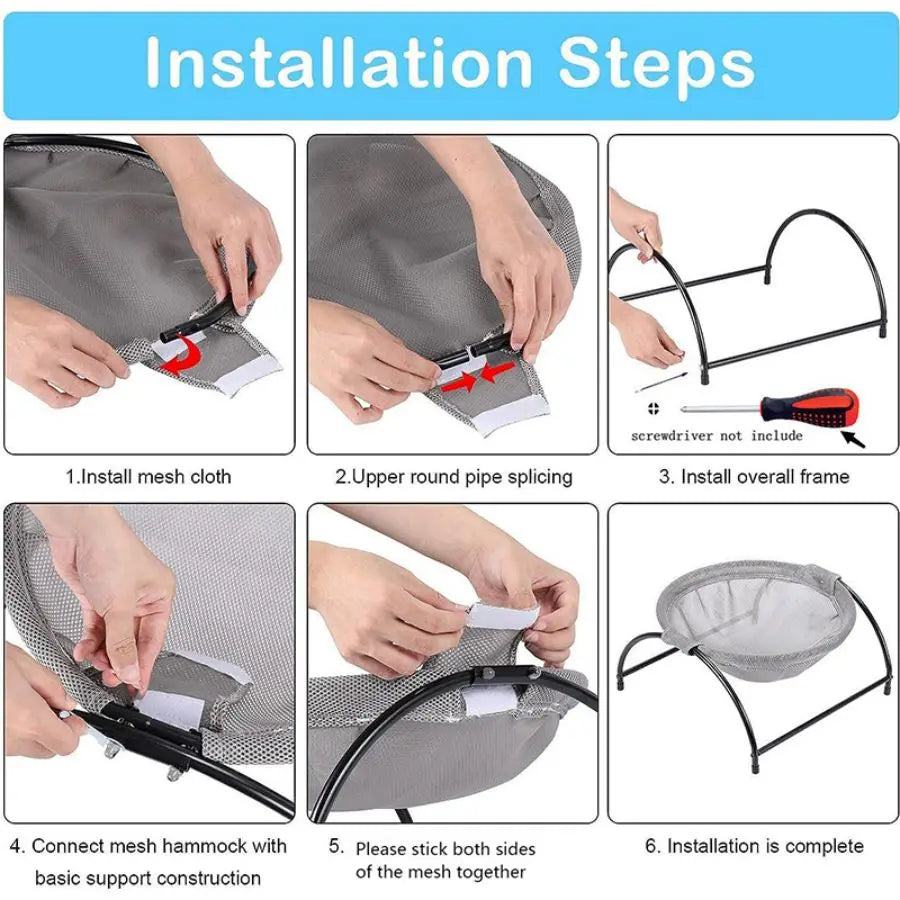 Cat Bed Pet Hammock Bed, Washable Comfortable Sofa Bed - Jimmys Supplies