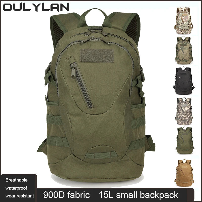 Oulylan Outdoor Tactical Backpack Rucksack Men Waterproof Sport Travel Backpack Camping Fishing Hunting Bag - Jimmys Supplies