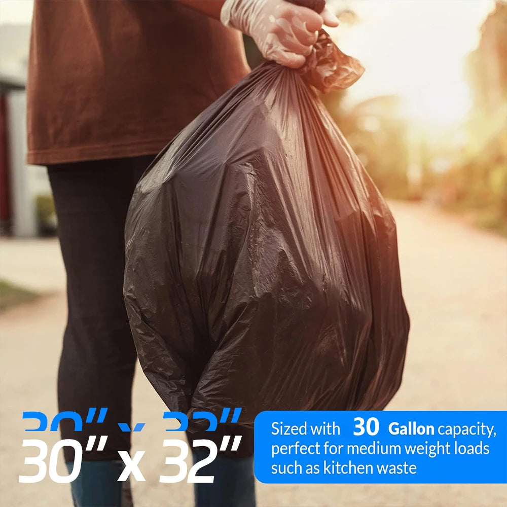 Xtratuff Trash Bags 30 Gallon Black Large 45 Count Heavy Duty - Jimmys Supplies