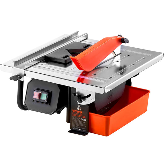 VEVOR Wet Tile Saw 7 Inch with 65Mn Steel Blade and Motor - Jimmys Supplies