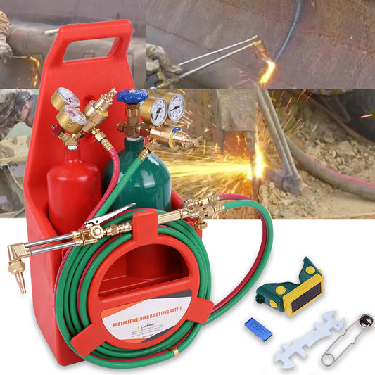 4L Oxygen Cylinder Empty Tube Brass Nozzle Torch Kit - Jimmys Supplies