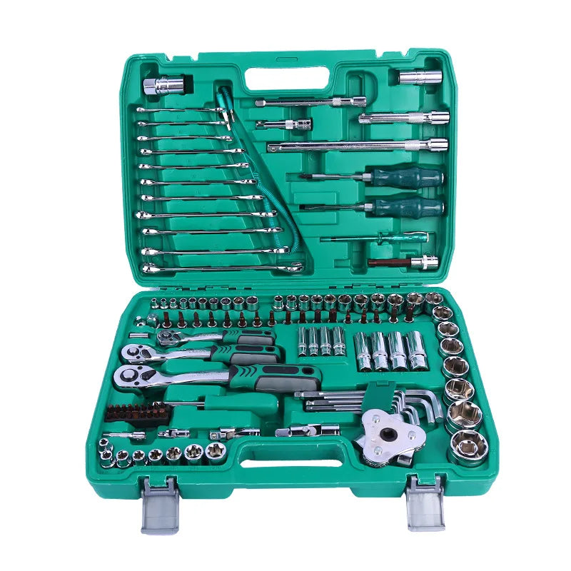 151 Pcs Household Hardware Tool Combination Set  socket wrench tool box set hardware kit complete set caja de herramientas 드릴
