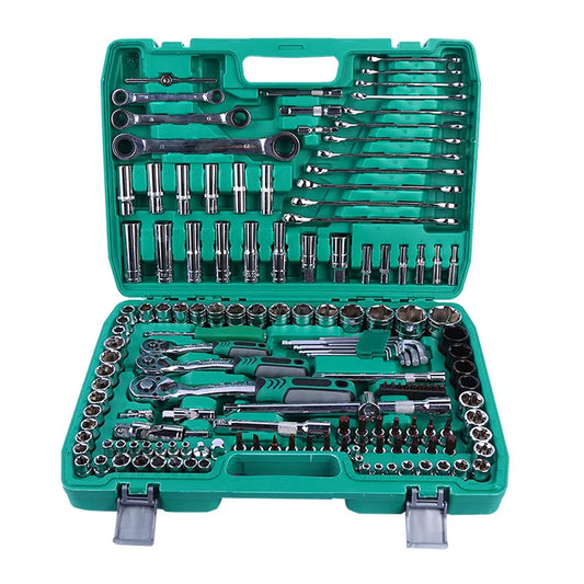 151 Pcs Household Hardware Tool Combination Set  socket wrench tool box set hardware kit complete set caja de herramientas 드릴
