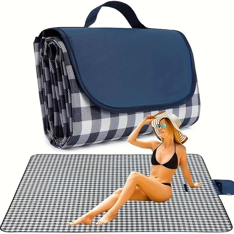 Picnic Blanket | Beach Mat | Sand and Waterproof 80"x57" - Jimmys Supplies