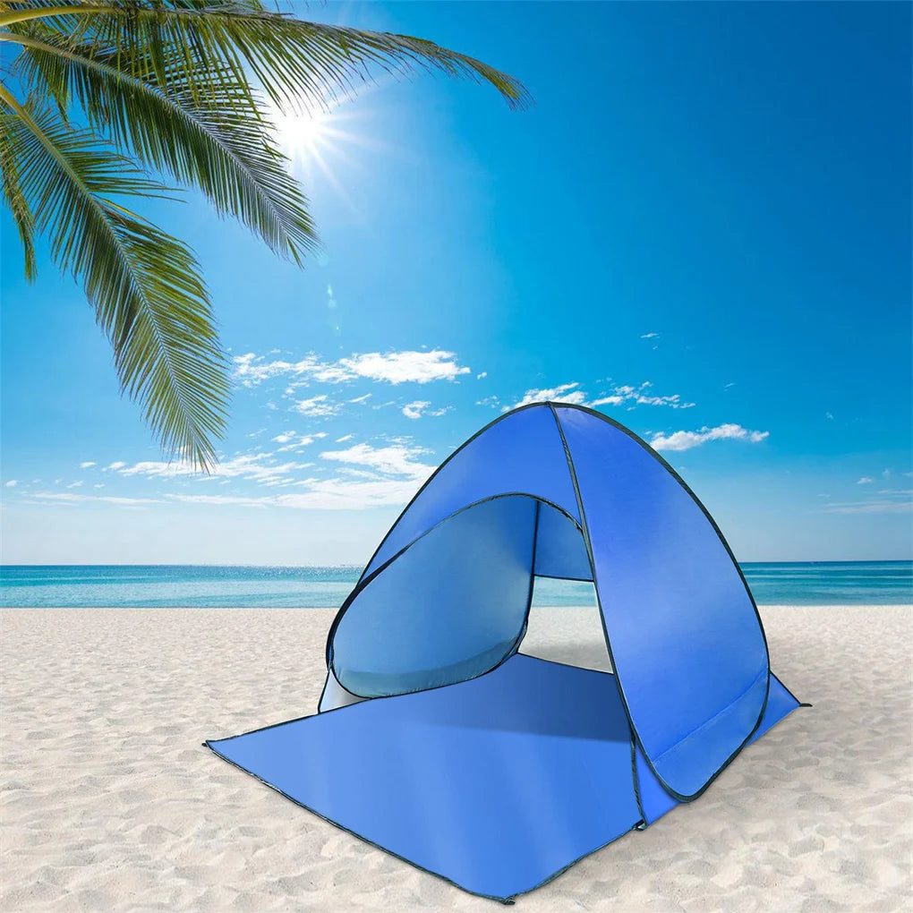 Automatic Instant Pop Up Beach Tent Lightweight Outdoor UV Protection Camping Fishing Tent Cabana Sun Shelter for 2 Person - Jimmys Supplies