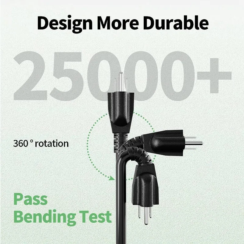Black Indoor Outdoor Extension Cord Waterproof 100FT 3 Prong SJTW Cold Weatherproof - Jimmys Supplies