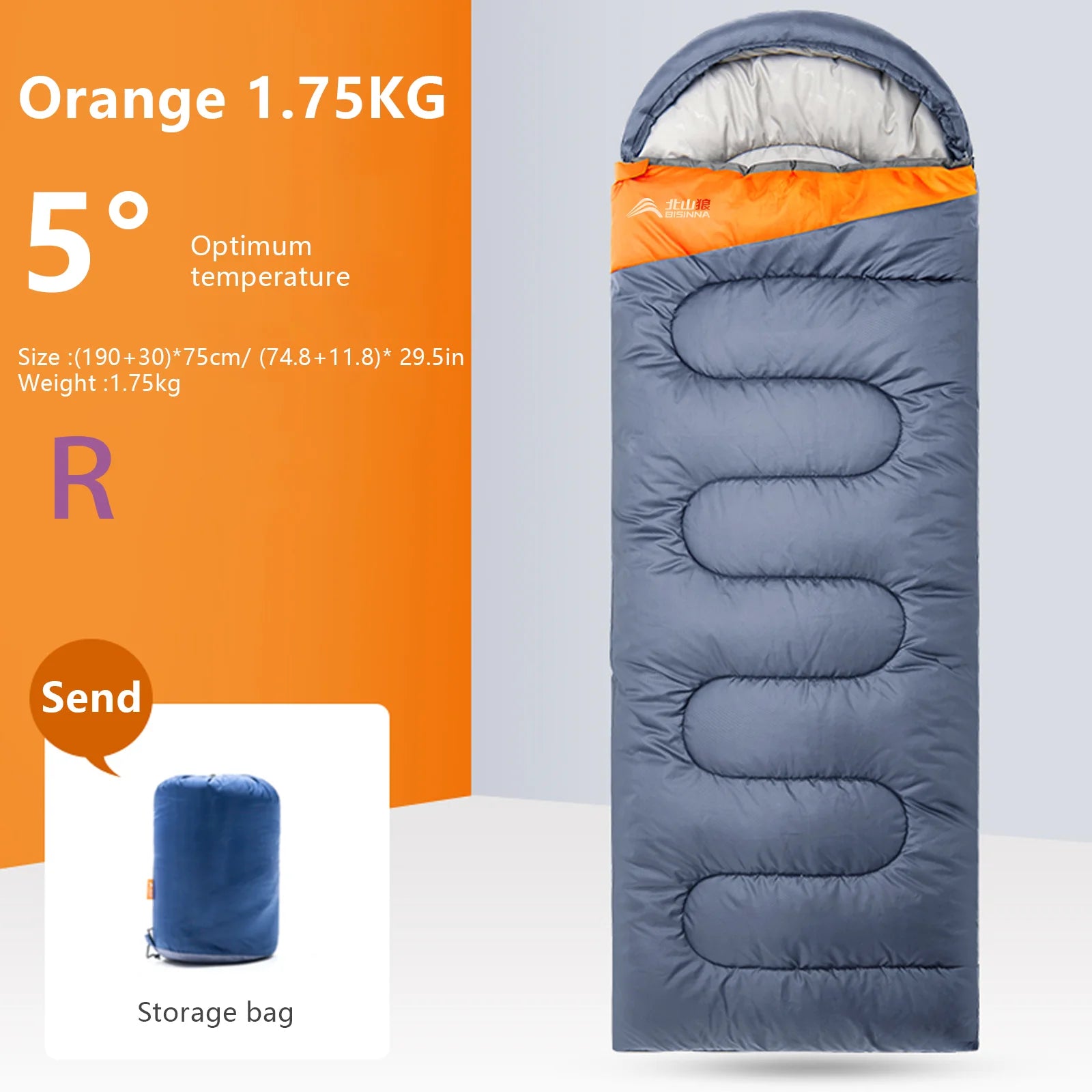 BISINNA Camping Sleeping Bag Ultralight Waterproof Warm - Jimmys Supplies