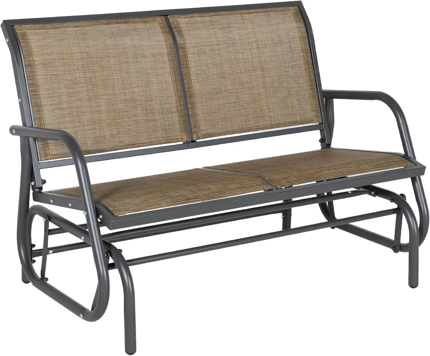 Outdoor Glider Bench, Patio Double Swing Rocking Chair Loveseat - Jimmys Supplies