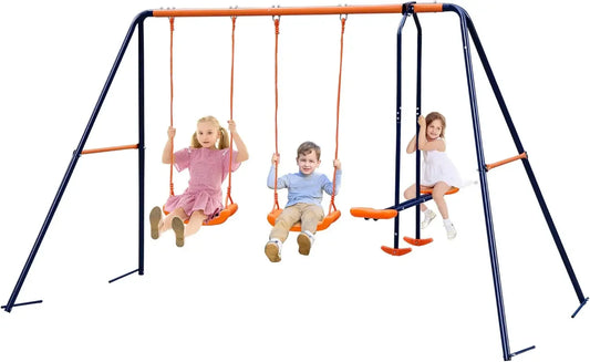 Outdoor Swing Sets for Backyard Heavy Duty A-Frame Set - Jimmys Supplies