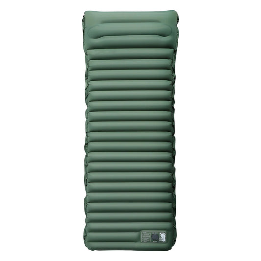 10cm Self-Inflating Sleeping Mat with Foot Pump & Pillow Ultralight Camping Mat Waterproof Camping Air Mattress for Outdoor Use - Jimmys Supplies